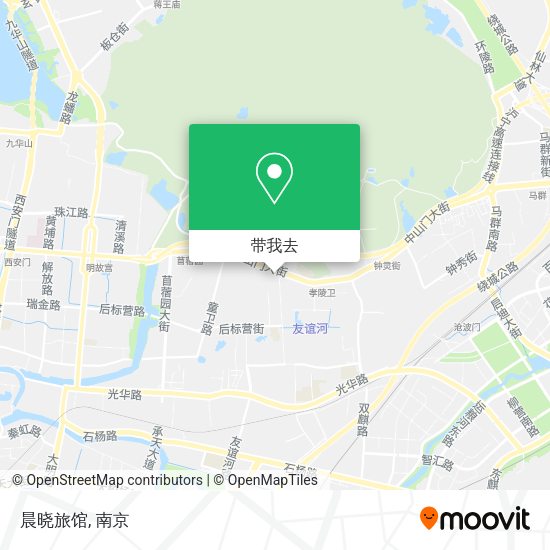 晨晓旅馆地图