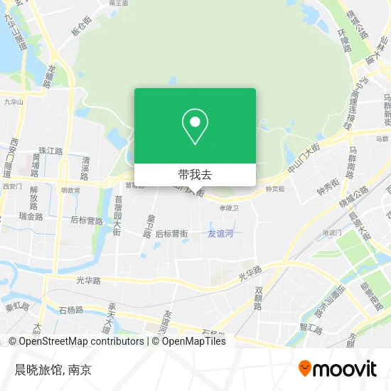 晨晓旅馆地图