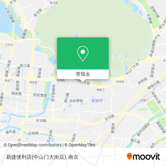易捷便利店(中山门大街店)地图