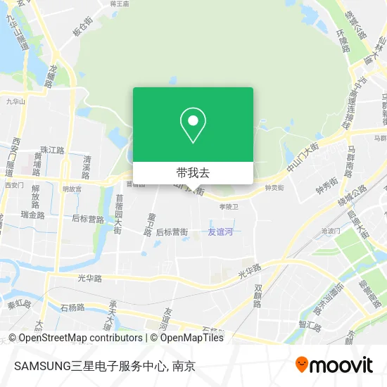 SAMSUNG三星电子服务中心地图