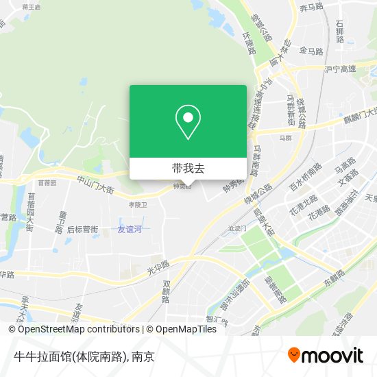 牛牛拉面馆(体院南路)地图