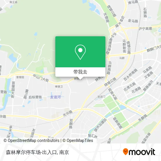 森林摩尔停车场-出入口地图