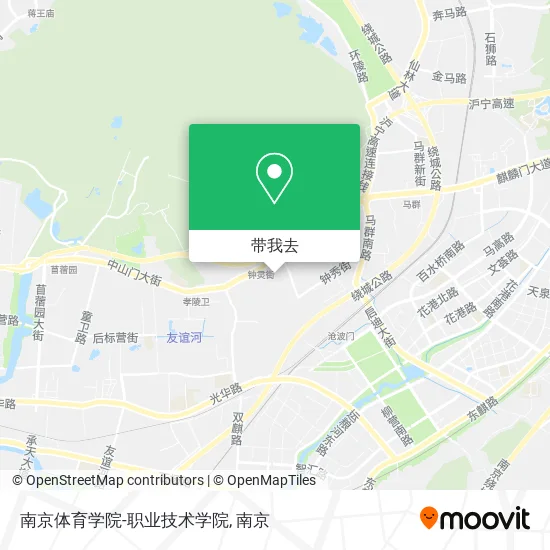 南京体育学院-职业技术学院地图