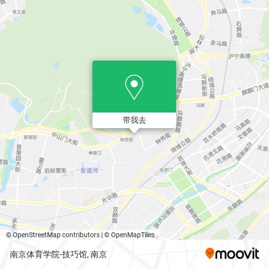 南京体育学院-技巧馆地图