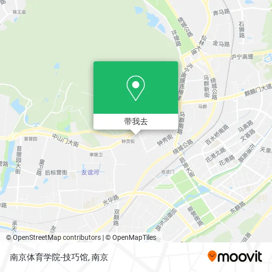 南京体育学院-技巧馆地图