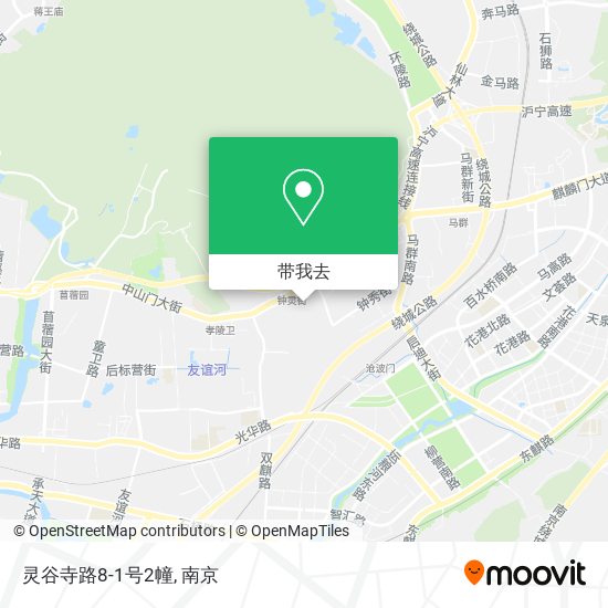 灵谷寺路8-1号2幢地图