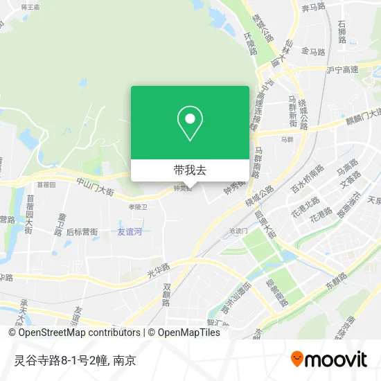 灵谷寺路8-1号2幢地图