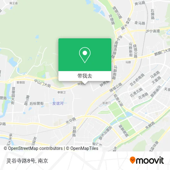 灵谷寺路8号地图
