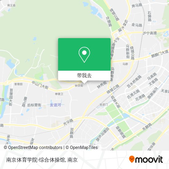 南京体育学院-综合体操馆地图