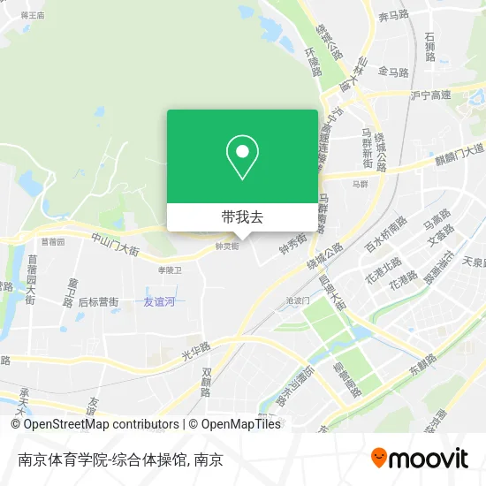 南京体育学院-综合体操馆地图
