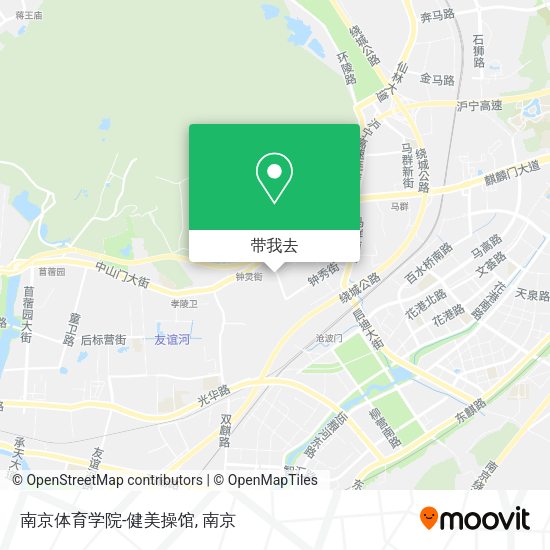 南京体育学院-健美操馆地图