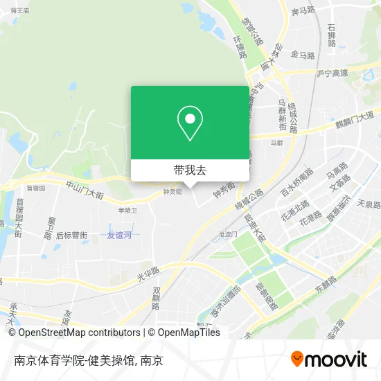 南京体育学院-健美操馆地图