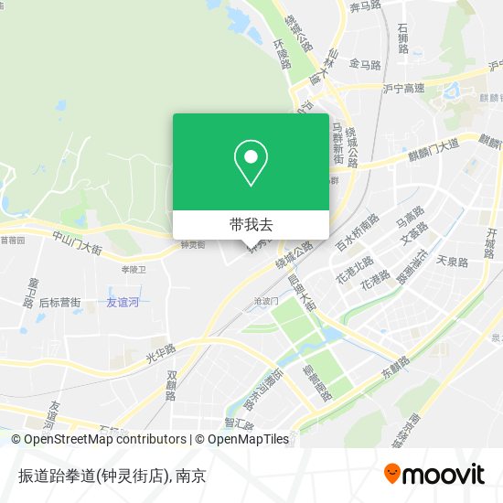 振道跆拳道(钟灵街店)地图