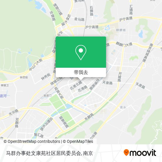 马群办事处文康苑社区居民委员会地图
