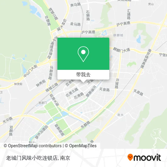 老城门风味小吃连锁店地图