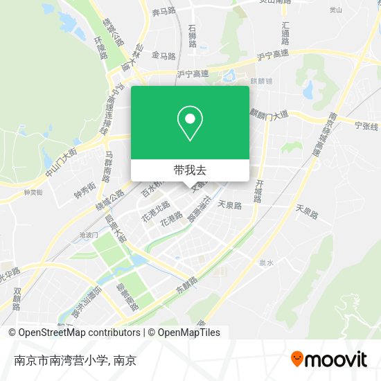 南京市南湾营小学地图