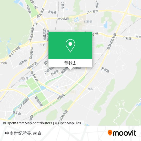 中南世纪雅苑地图