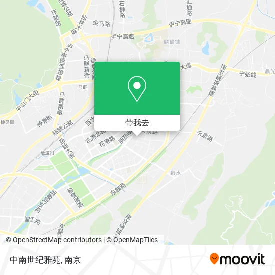 中南世纪雅苑地图