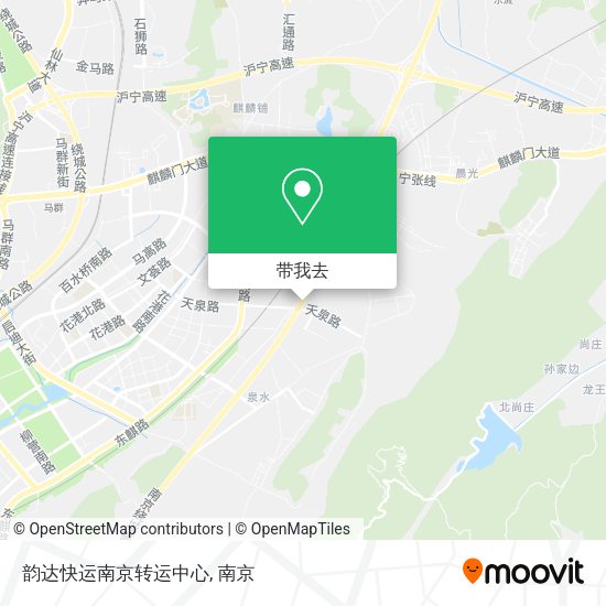 韵达快运南京转运中心地图