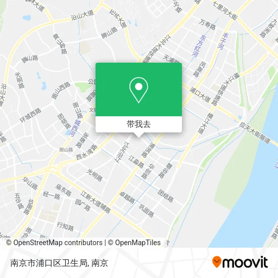 南京市浦口区卫生局地图