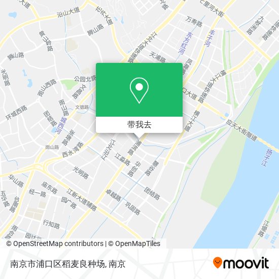南京市浦口区稻麦良种场地图