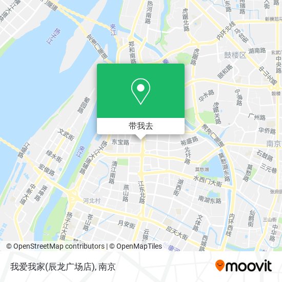 我爱我家(辰龙广场店)地图