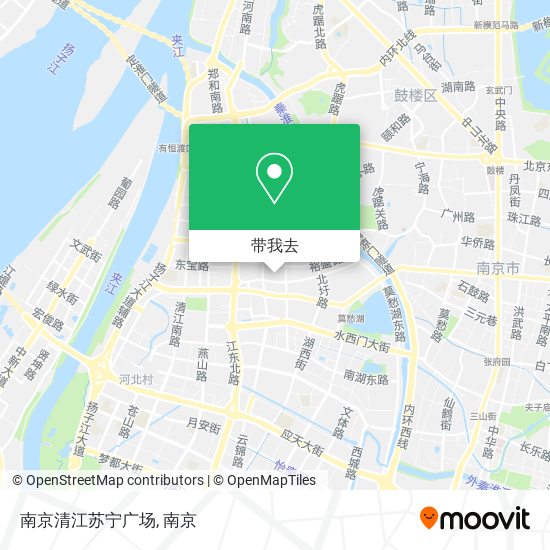 南京清江苏宁广场地图