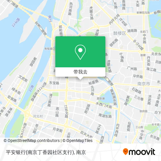 平安银行(南京丁香园社区支行)地图