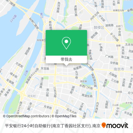 平安银行24小时自助银行(南京丁香园社区支行)地图