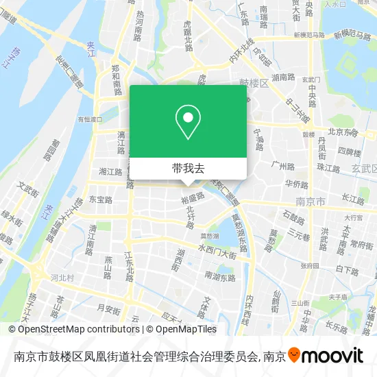 南京市鼓楼区凤凰街道社会管理综合治理委员会地图