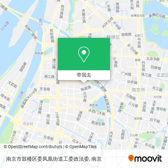 南京市鼓楼区委凤凰街道工委政法委地图