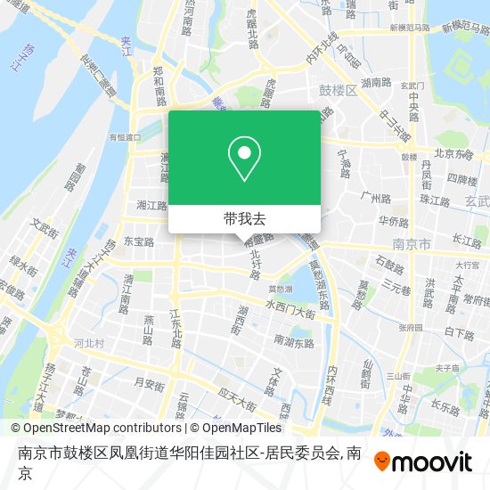 南京市鼓楼区凤凰街道华阳佳园社区-居民委员会地图