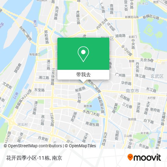 花开四季小区-11栋地图