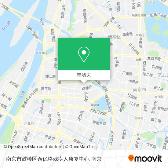 南京市鼓楼区泰亿格残疾人康复中心地图