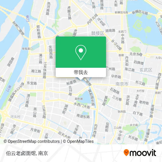 伯云老卤面馆地图