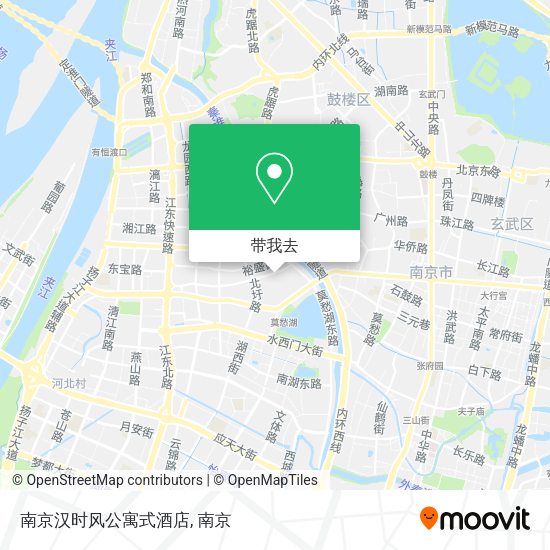 南京汉时风公寓式酒店地图
