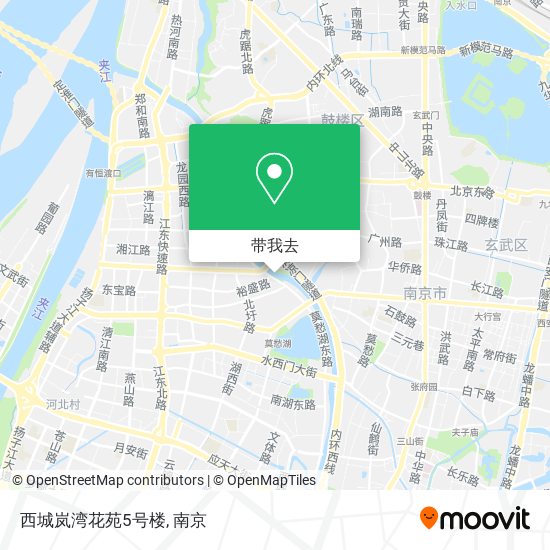 西城岚湾花苑5号楼地图