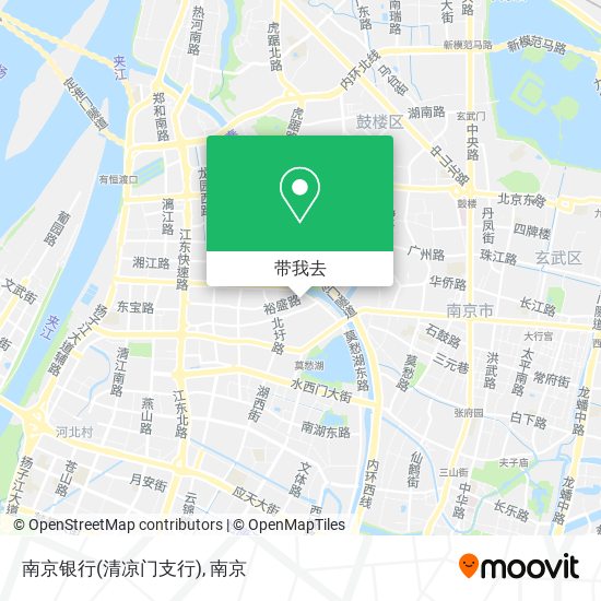 南京银行(清凉门支行)地图