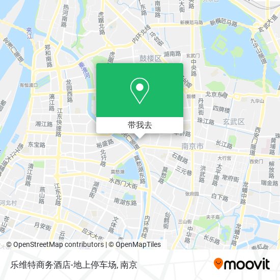 乐维特商务酒店-地上停车场地图