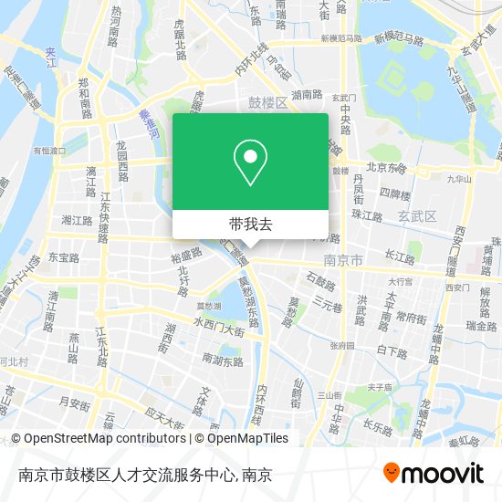 南京市鼓楼区人才交流服务中心地图