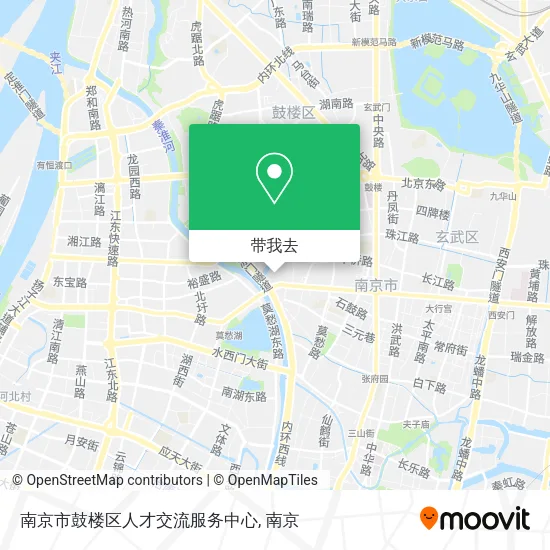 南京市鼓楼区人才交流服务中心地图