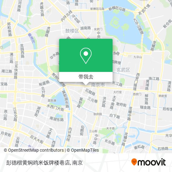 彭德楷黄焖鸡米饭牌楼巷店地图