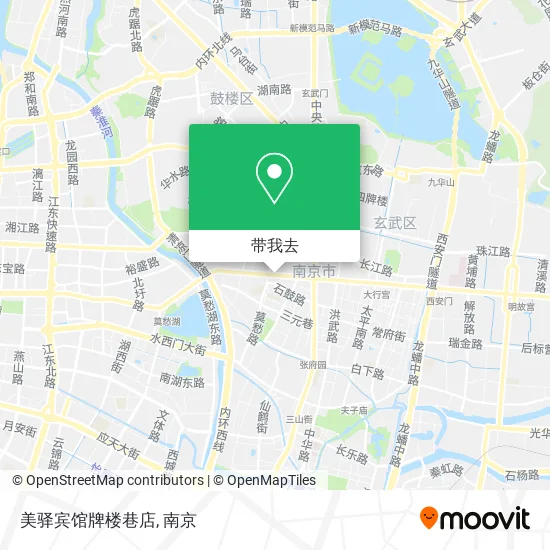美驿宾馆牌楼巷店地图