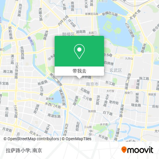 拉萨路小学地图