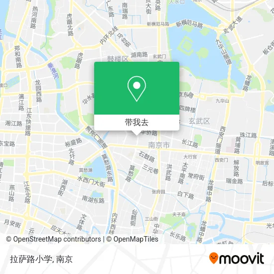 拉萨路小学地图