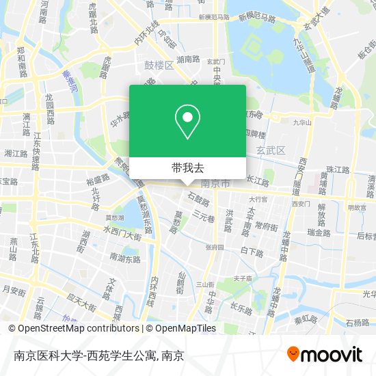 南京医科大学-西苑学生公寓地图