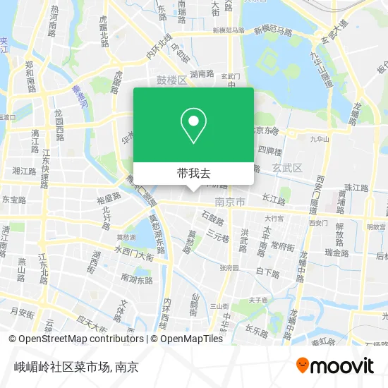 峨嵋岭社区菜市场地图