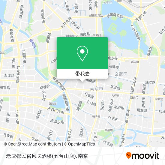 老成都民俗风味酒楼(五台山店)地图
