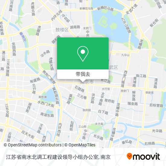 江苏省南水北调工程建设领导小组办公室地图