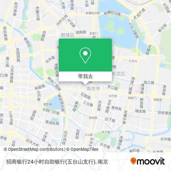 招商银行24小时自助银行(五台山支行)地图